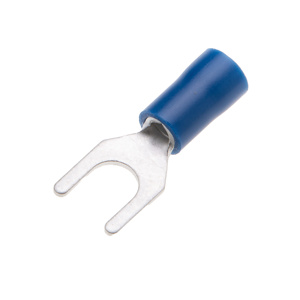 NSI Industries Insulated Fork Terminals 16 - 14 AWG Vinyl Blue