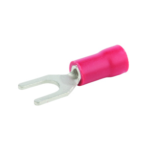 NSI Industries Insulated Fork Terminals 22 - 18 AWG Vinyl Red