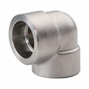 Stainless Steel 304L 90 Degree Elbows 1-1/2 in 3000 lb Socket Weld Import