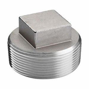 Stainless Steel 316L Square Head Plugs 1 in 3000 lb Import MPT