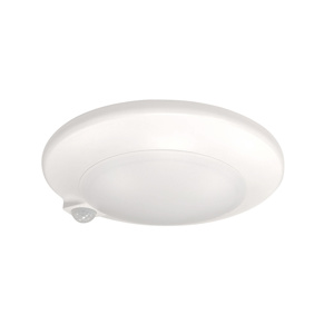 Nora Lighting NLOPAC Surface Mount LED Downlights 120 V 15 W 7 in 3000 K White Non-dimmable 1000 lm