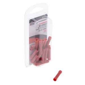 NSI Industries Insulated Butt Connectors 22 - 18 AWG Vinyl Red