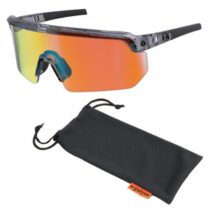 Ergodyne <em class="search-results-highlight">Safety Glasses</em> Anti-fog, Anti-scratch, Polarized Orange Mirror Clear Smoke