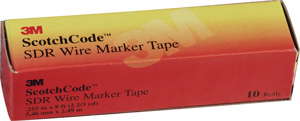 3M Wire Marker Tape Refill Rolls Plastic