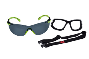 3M Safety Glasses Anti-fog Gray 20 Per Case Black/Green