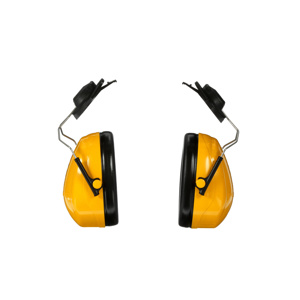 3M Peltor™ Optime™ Cap-mount Earmuffs 23 One Size Fits Most ABS Black