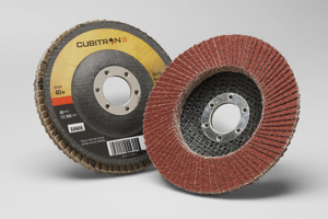 3M Flap Discs Maroon 4-1/2 in 40 Ceramic Cubitron™ II 967A Center Hole 7/8 in