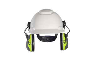 3M Peltor™ X-series Cap-mount Earmuffs Chartreuse<multisep/>Black