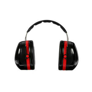 3M Peltor™ Optime™ Over-the-Head Earmuffs 21 dB NRR One Size Fits Most ABS Black