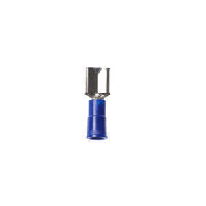 3M Female Insulated Disconnects 16 - 14 AWG Interlocking Barrel Blue Vinyl
