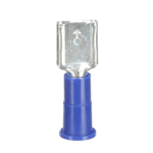 3M Female Insulated Disconnects 16 - 14 AWG Butted Barrel Blue Vinyl