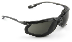 3M Foam Gasketed Safety Glasses Anti-fog Gray 20 Per Case Light Blue