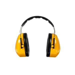 3M Peltor™ Optime™ Over-the-Head Earmuffs 25 dB NRR One Size ABS Black