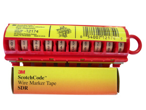 3M Wire Marker Tape Refill Rolls Plastic