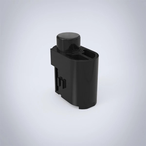 Locking System For Lift Handles, LHC, 37x23x41mm, Zinc Plt, Steel, Push Button
