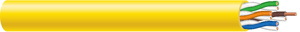 Southwire Cat5e Riser Cable Unshielded 1000 ft Reel-in-a-Box 24/4PR Yellow