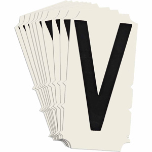 Brady 6450 Condensed Gothic Numbers and Letter Labels