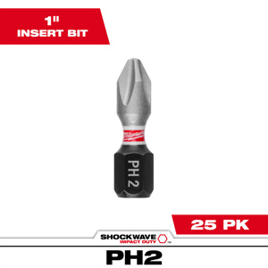 Milwaukee Impact Driver Insert Bits #2