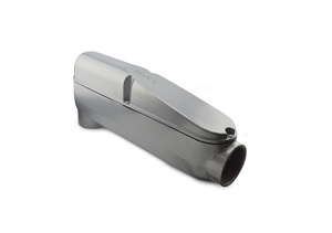 Bridgeport Fittings Type <em class="search-results-highlight">LB</em> Mogul Condulet Bodies Aluminum 4 in Cover, Gasket Included