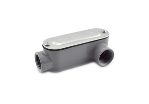 Bridgeport Fittings LL Condulet Bodies Aluminum 3/4 in Cover, Gasket Included