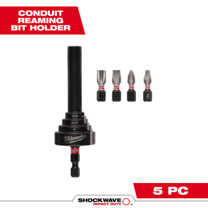 Milwaukee Conduit Reaming Bit Holder Set