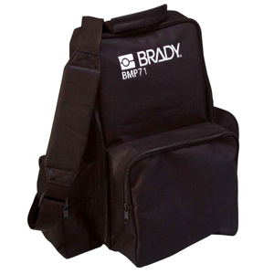 Brady BMP®71 Series Soft Cases 11 in H x 7-1/2 in W x 3-3/4 in D Black Nylon Fabric
