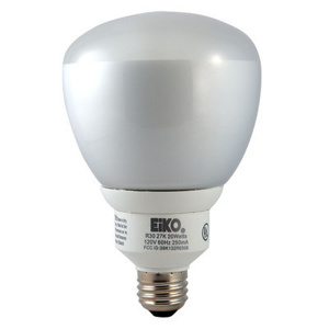 Eiko R30 Compact Fluorescent Lamps 15 W Medium 4100 K Non-dimmable 80 CRI 700 lm