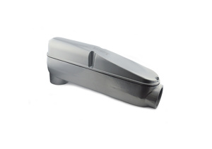 Bridgeport Fittings Type <em class="search-results-highlight">LB</em> Mogul Condulet Bodies Aluminum 3-1/2 in. Cover, Gasket Included