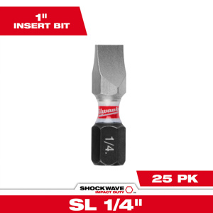 Milwaukee Impact Driver Insert Bits 1/4 in