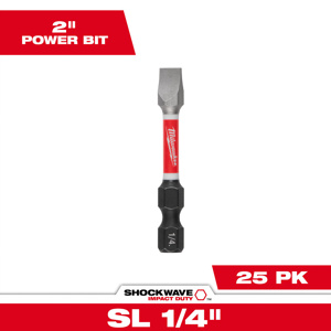 Milwaukee Impact Driver Power Bits 1/4 in