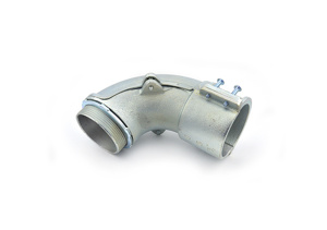 NSI Industries Bridgeport Fittings 90 Degree Squeeze <em class="search-results-highlight">Flex</em> Connectors 3 in Malleable Iron