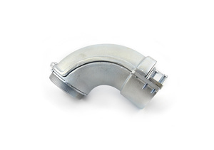 Bridgeport Fittings 800 Series Flexible Squeeze Connectors 4 in 90 deg Squeeze