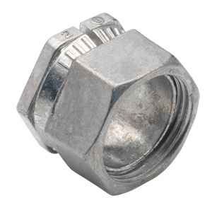 Bridgeport Fittings EMT Compression Connectors 1/2 in Zinc Die Cast Concrete-tight