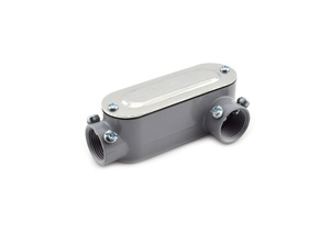 Bridgeport Fittings LL Condulet Bodies Aluminum 3/4 in Cover, Gasket Included Bridgeport Fittings LL Condulet Bodies Aluminum 3/4 in Cover, Gasket Included