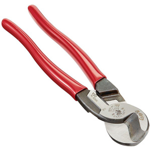 Klein Tools 632 High-Leverage Cable Cutters 4/0 Aluminum, 2/0 Soft Copper, 100-Pair 24 AWG Communications Cable Steel