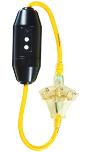 Southwire SJTW Extension Cords 15 A 12/3 2 ft Yellow 3 Outlets/Male Plug