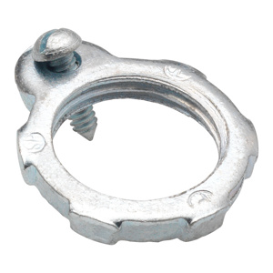 Bridgeport Fittings Rigid / IMC Threaded Locknuts 3 in Zinc-plated
