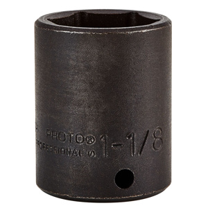 Stanley SAE Impact Sockets 1/2 in Standard 6 Point 1-1/8 in