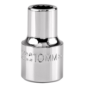 Stanley Metric Sockets 1/2 in 12 Point 10 mm