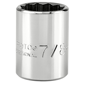 Stanley SAE Sockets 1/2 in Standard 12 Point 7/8 in