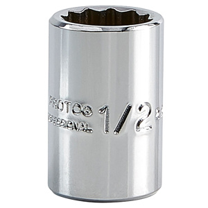 Stanley SAE Sockets 3/8 in Standard 12 Point 1/2 in