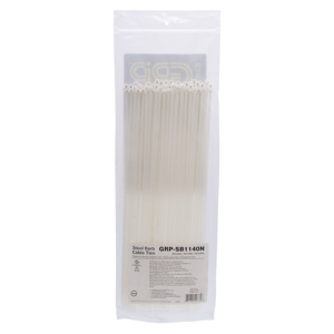 NSI Industries Cable Ties Locking 11 in Natural 100 per Pack