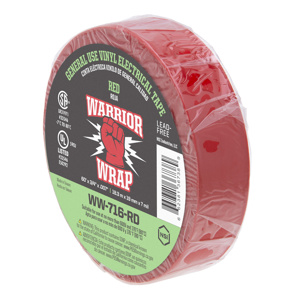 NSI Industries WW-716 Series Vinyl Electrical Tape 3/4 in x 60 ft 7 mil Red