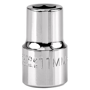 Stanley Metric Sockets 1/2 in 6 Point 11 mm