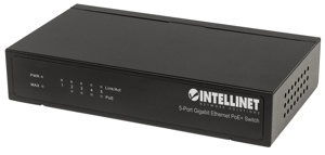 Intellinet Network Solutions 5-Port Ethernet PoE+ Switches