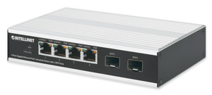 Intellinet Network Solutions Industrial 4-Port Gigabit Ethernet PoE+ Switches
