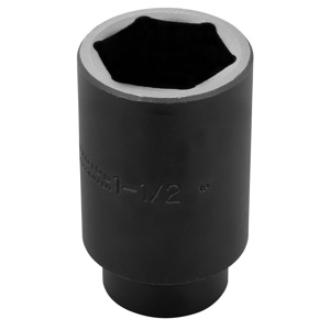 Stanley SAE Impact Sockets 1/2 in Deep 6 Point 1-1/2 in