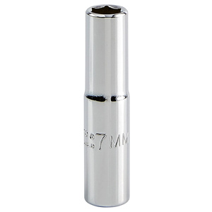 Stanley Metric Sockets 1/4 in Deep 6 Point 7 mm