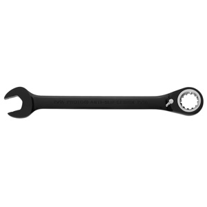 Stanley Black Chrome Combination Reversible Ratcheting Wrenches Black Chrome