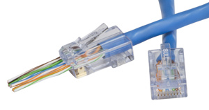 NSI Industries EZ-RJ45® Strain Relief Connectors Cat6 RJ45